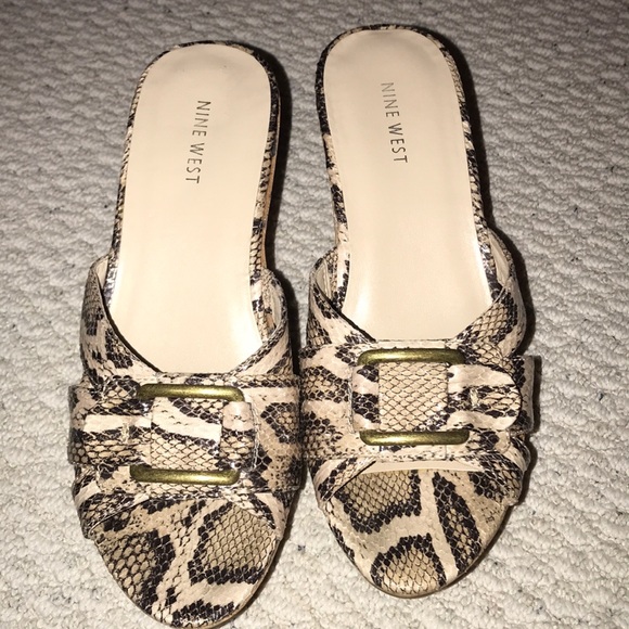 Nine West Shoes - Nine West Snake Skin Wedge